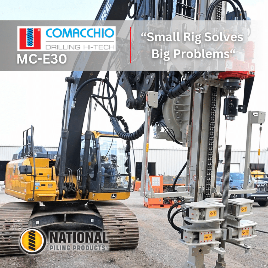 The Comacchio MC-E30: Small Drill Rig Solves Big Problems - National ...